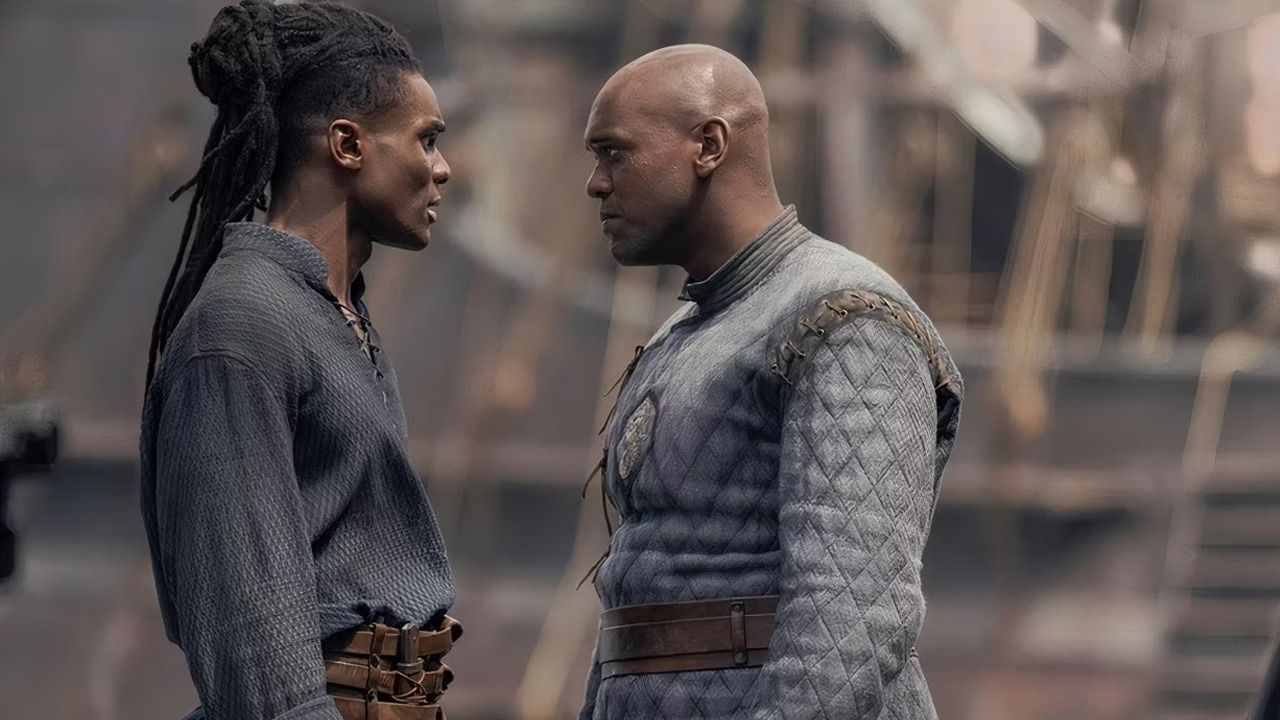Addam (Clinton Liberty) und Alyn of Hull/von Holk (Abubakar Salim)