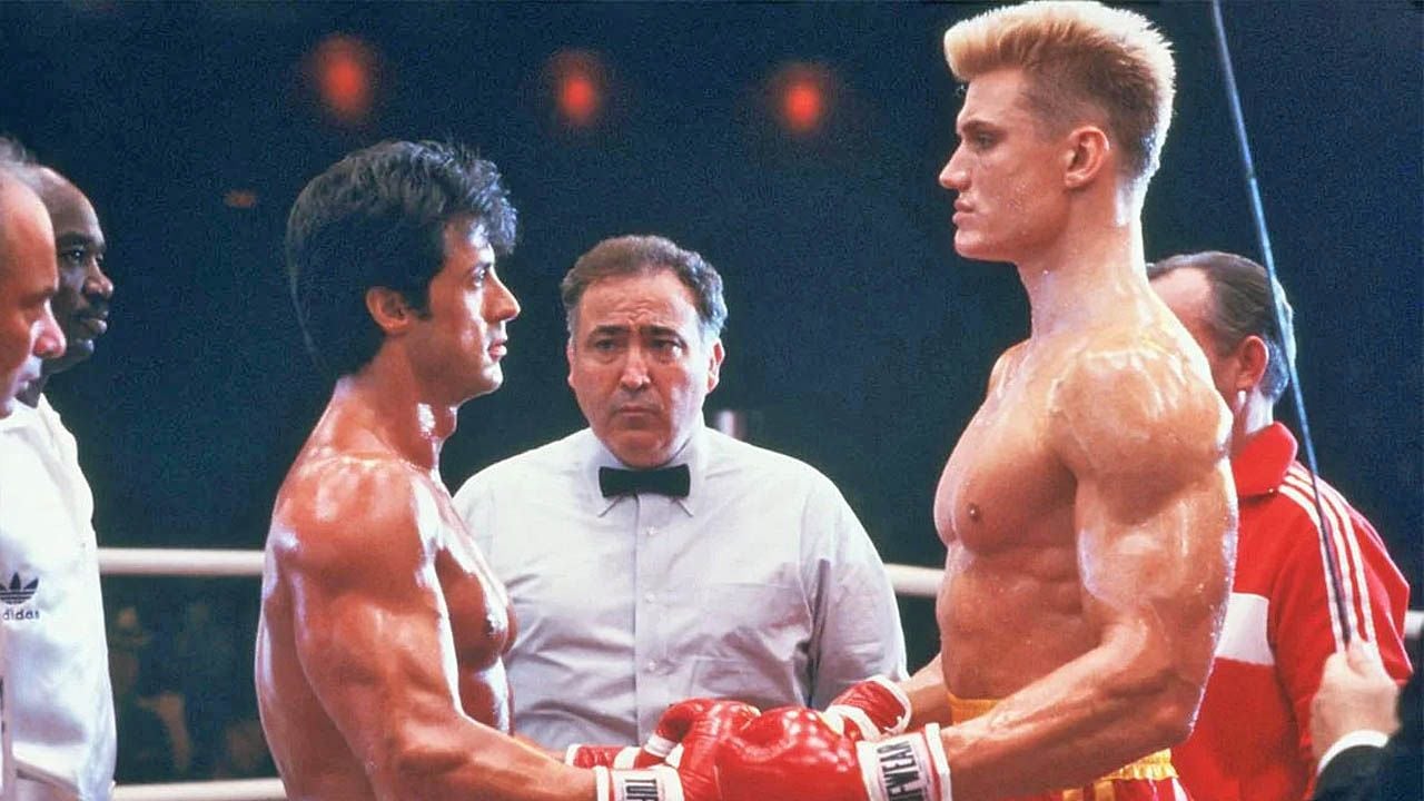 Sylvester Stallone und Dolph Lundgren in 