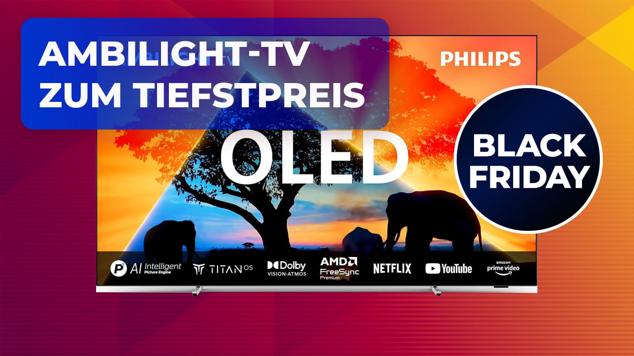 Ambilight, Dolby Vision & Atmos: In diesen 4K-OLED-TV zum Tiefstpreis hat Philips nahezu alles gesteckt