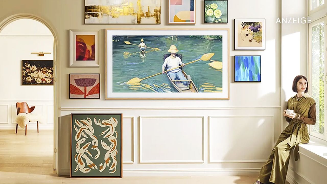 Für mich gibt es keinen schöneren Fernseher! Den beliebten Samsung The Frame gibt es gerade zum Hammerpreis