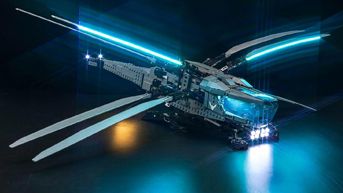 Beleuchtungselemente für den "Dune" Ornithopter