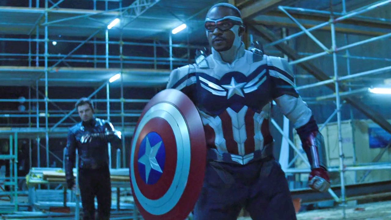 Sam Wilson (Anthony Mackie) als Captain America in 
