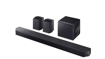 Samsung-Soundbar mit Subwoofer & Rear-Lautsprechern