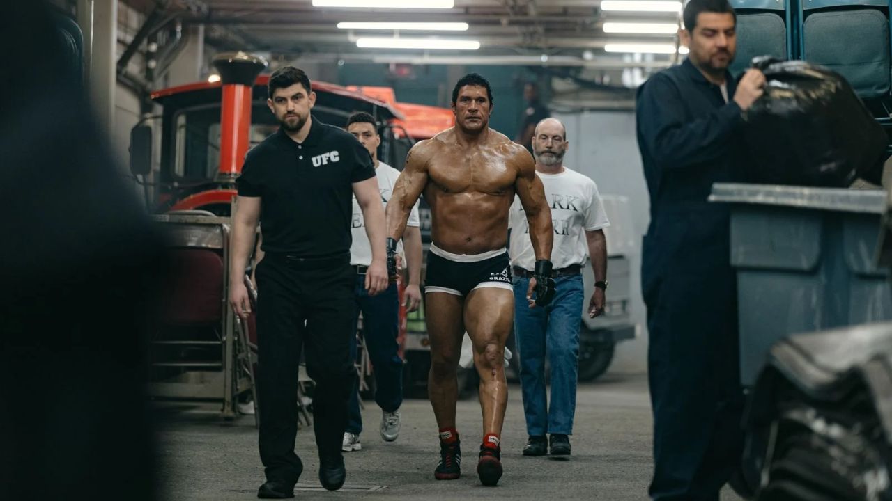 Mark Kerr auf dem Weg in den Ring