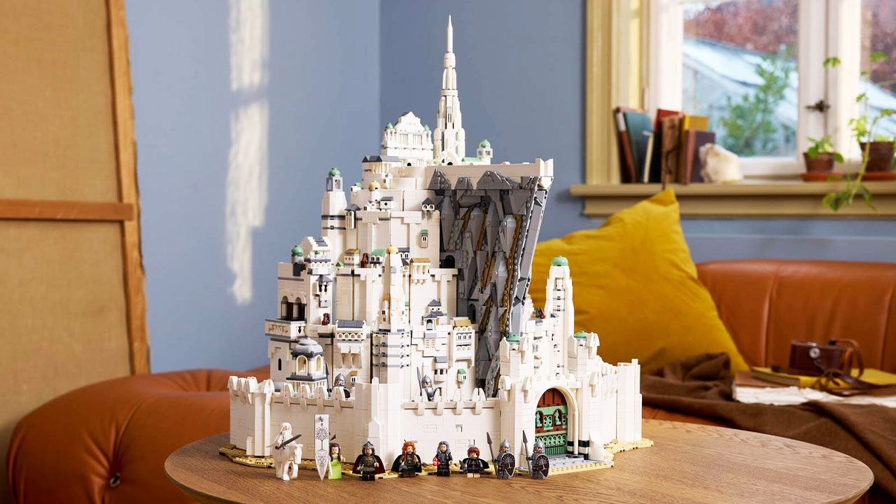 Aufgebaut ist Minas Tirith ein echter Blickfang.