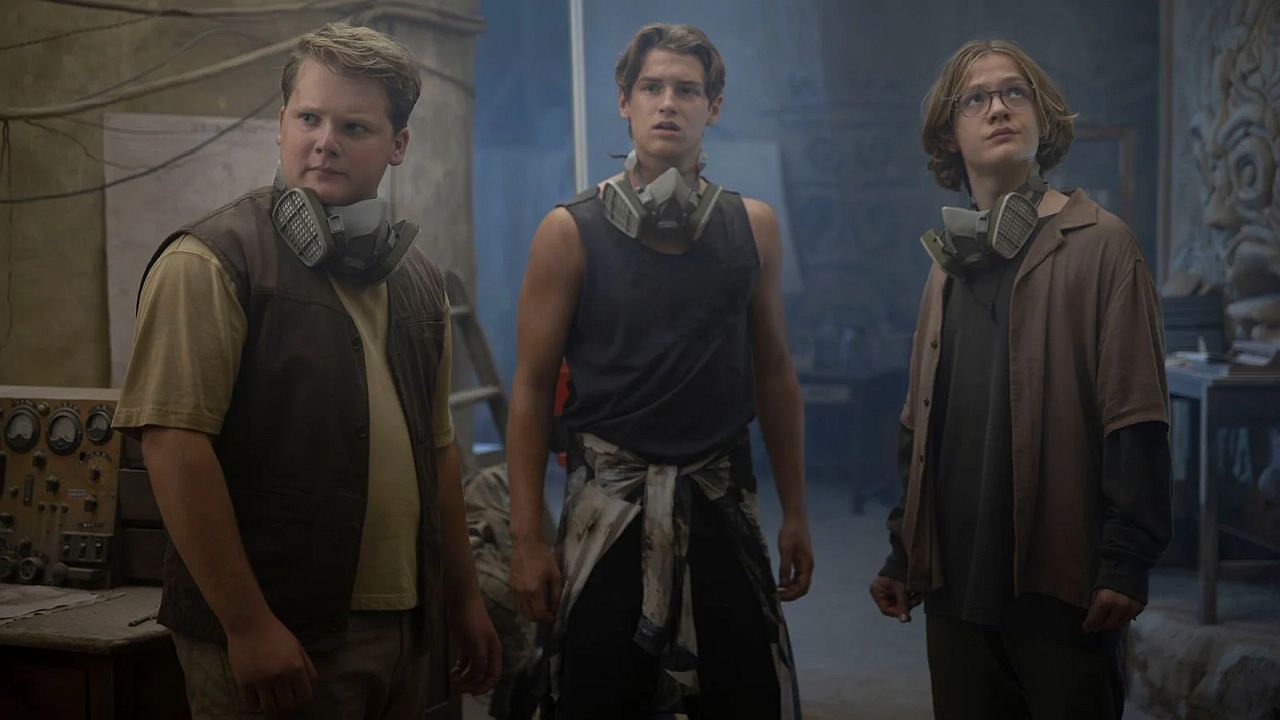 Sind inzwischen eine richtig eingeschworene Truppe:  Julius Weckauf, Nevio Wendt und Levi Brandl