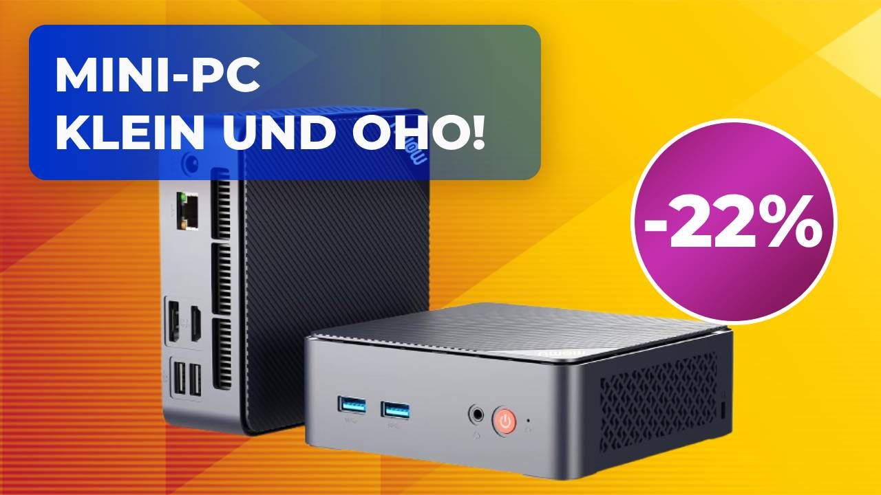 Mini-PCs sind im Trend – nicht nur fürs Wohnzimmer! Hier bekommt ihr ein kleines Powerhouse für unter 200 Euro