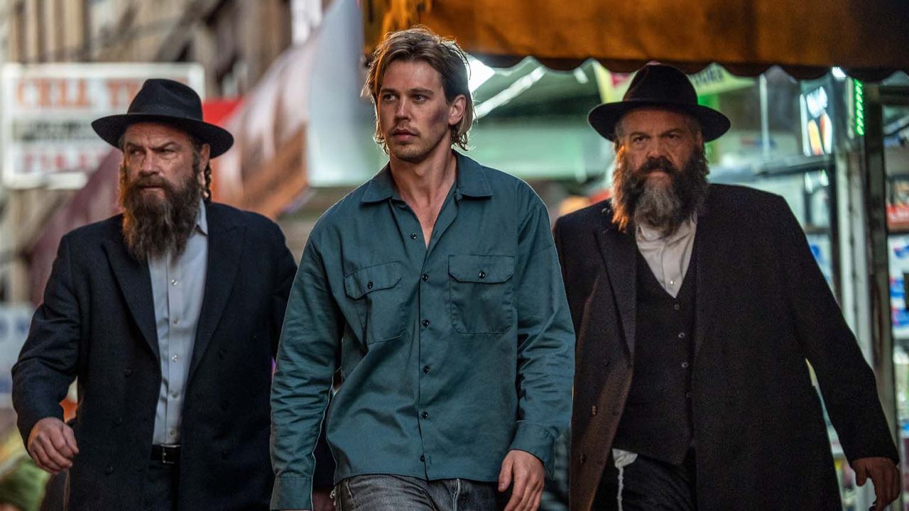 Nehmen Austin Butler in die Mangel: Liev Schreiber und Vincent D'Onofrio als Killer-Brüder.
