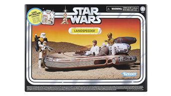 "Star Wars" Landspeeder mit Luke Skywalker