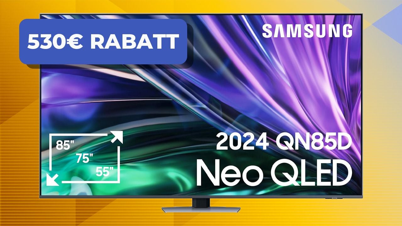 65-Zoll-QLED von Samsung historisch günstig bei Amazon: Dieser 4K-Smart-TV ist perfekt für Heimkino und Gaming