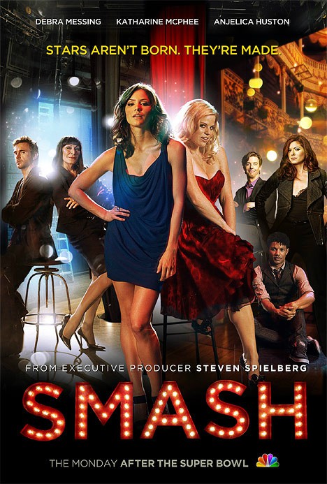 Smash 2012 Bild Christian Borle Katharine Mcphee Megan Hilty Jack