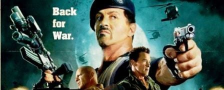 Neues Grindhouse Poster Fur The Expandables 2 Mit Schwarzenegger Willis Und Stallone Kino News Filmstarts De