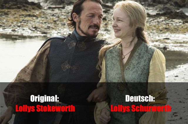 game of thrones auf deutsch übersetzt