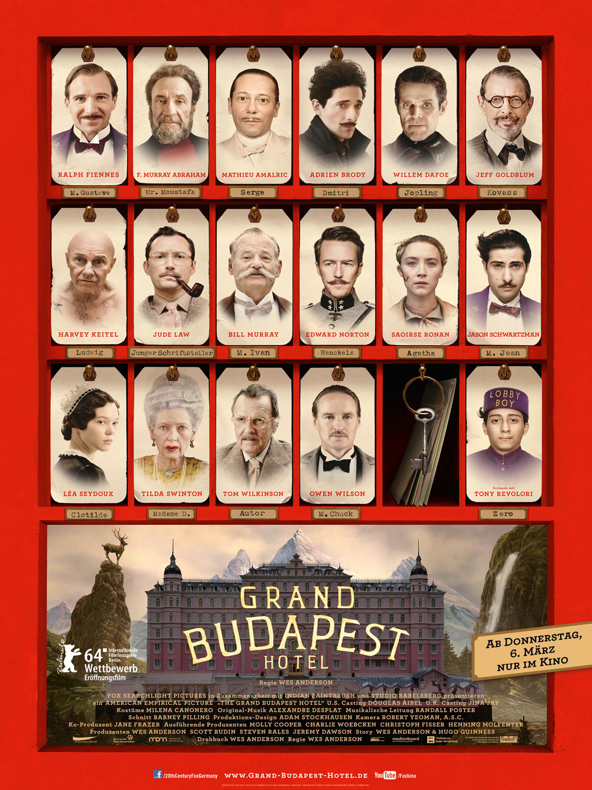 Gambar dari film 'Grand Budapest Hotel'