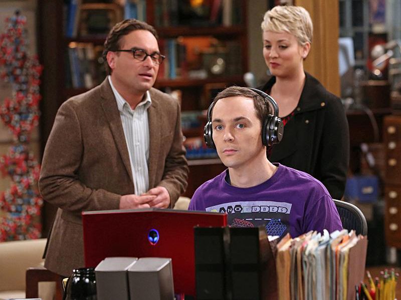 Bild zu Kaley Cuoco - The Big Bang Theory : Bild Jim Parsons, Kaley ...