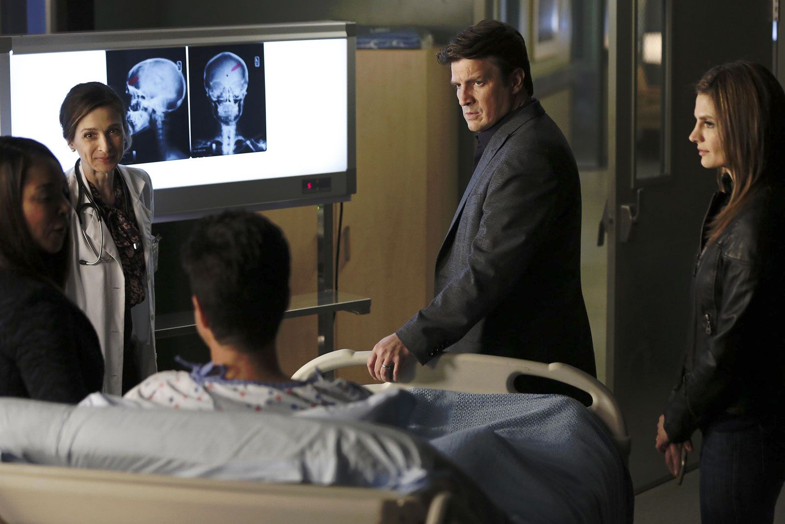 Filme Und Serien Von Marin Hinkle Castle: Castle : Bild Stana Katic, Tamala Jones, Nathan Fillion, Marin