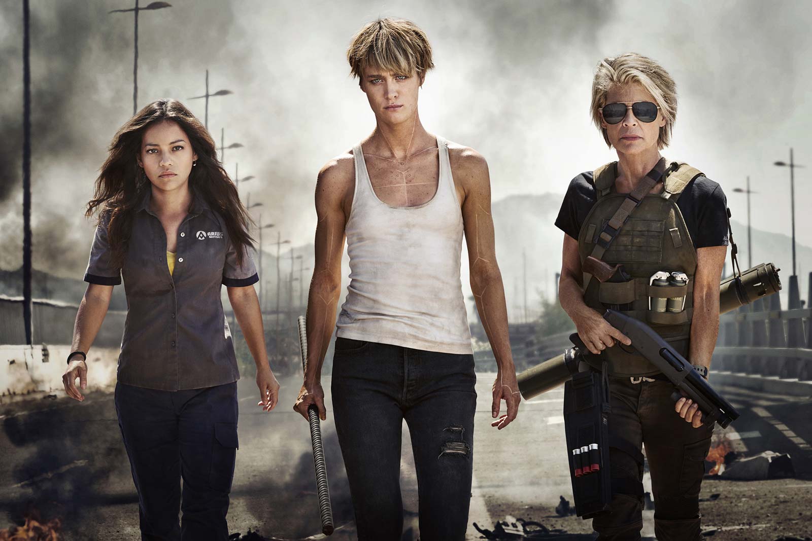 Bild zu Mackenzie Davis - Terminator 6: Dark Fate : Bild Linda Hamilton