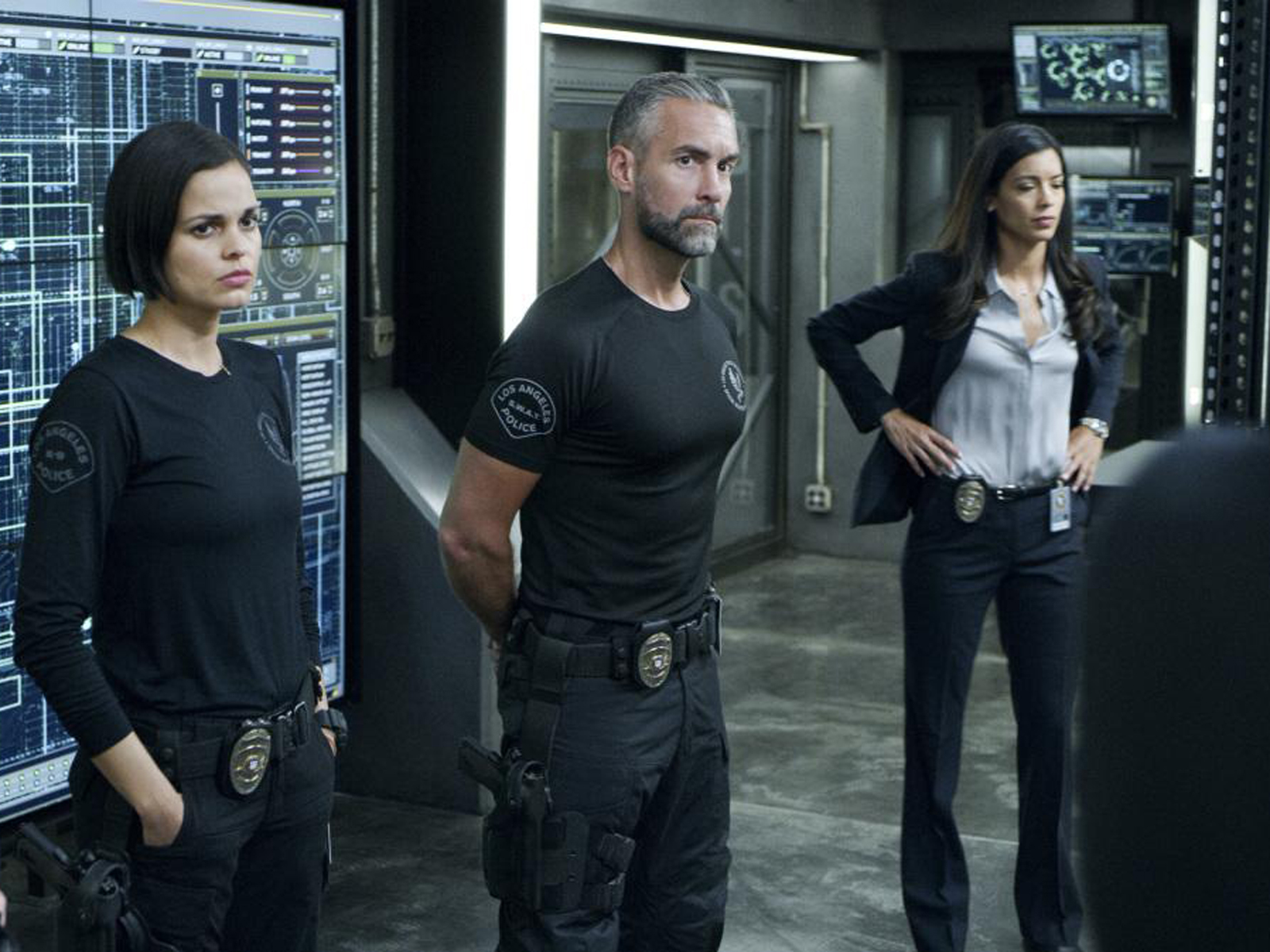 S.W.A.T.: S.W.A.T. : Bild Stephanie Sigman, Jay Harrington, Lina Esco - 252  von 357 - FILMSTARTS.de