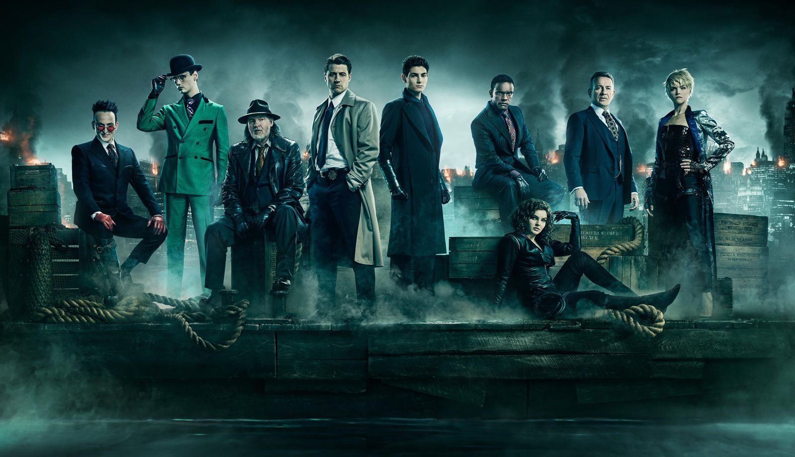 Gotham: Bild Robin Lord Taylor, Ben McKenzie, Chris Chalk, Donal Logue ...