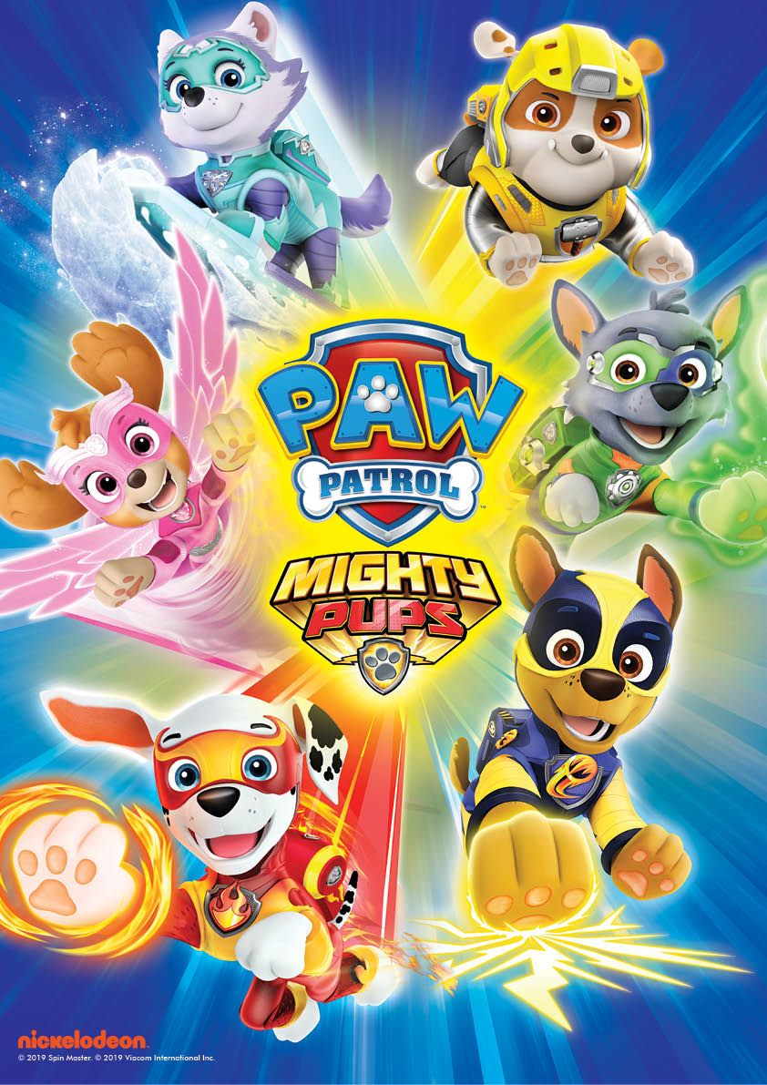 PAW Patrol Mighty Pups Poster