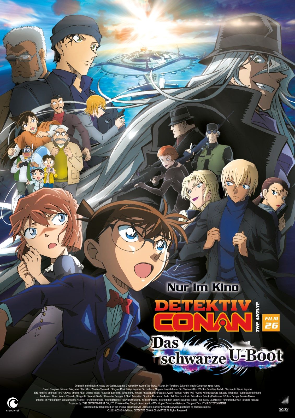 Kinoprogramm für Detektiv Conan Movie 26 Das schwarze UBoot in