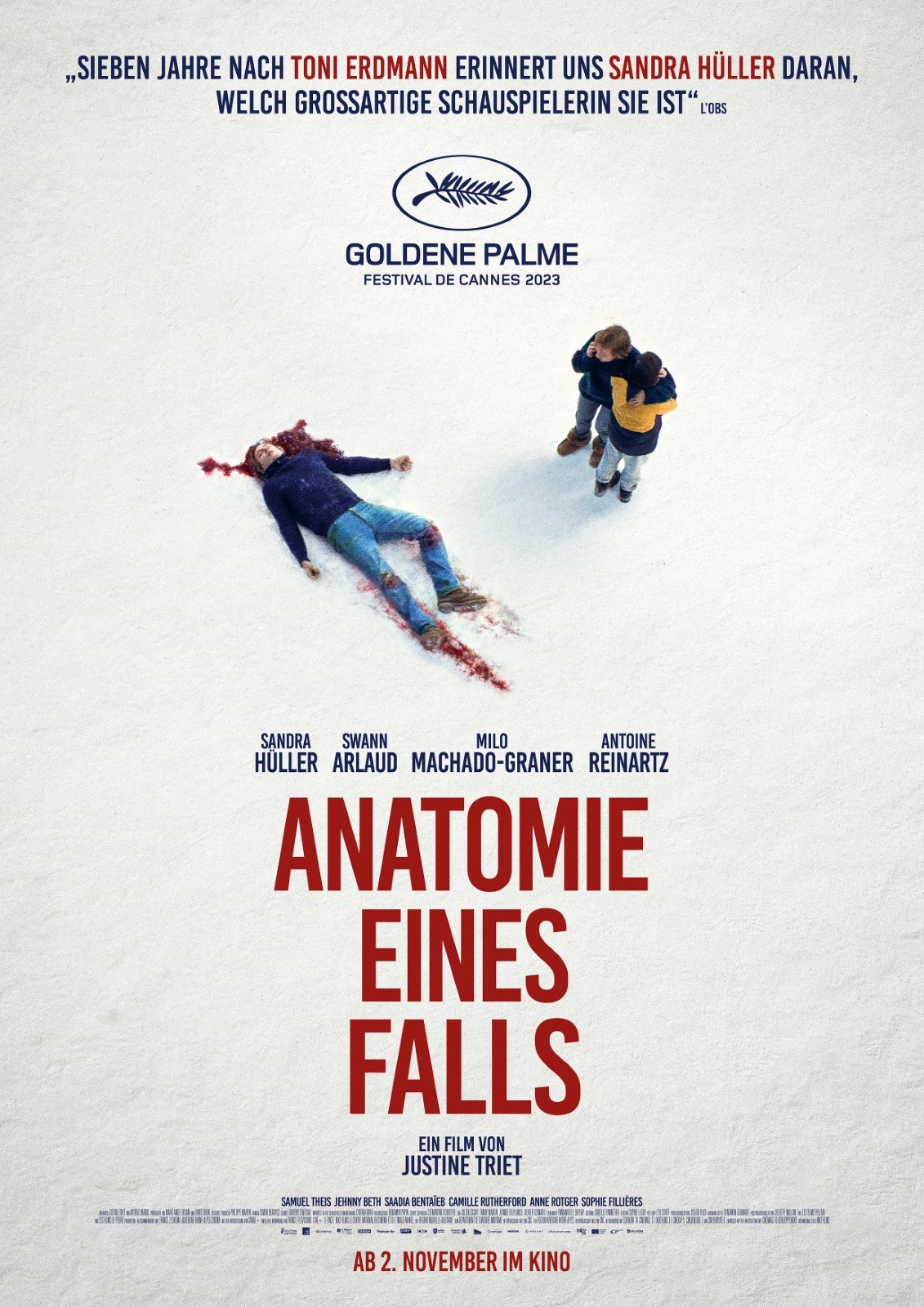 Poster zum Film Anatomie eines Falls - Bild 1 auf 16 - FILMSTARTS.de
