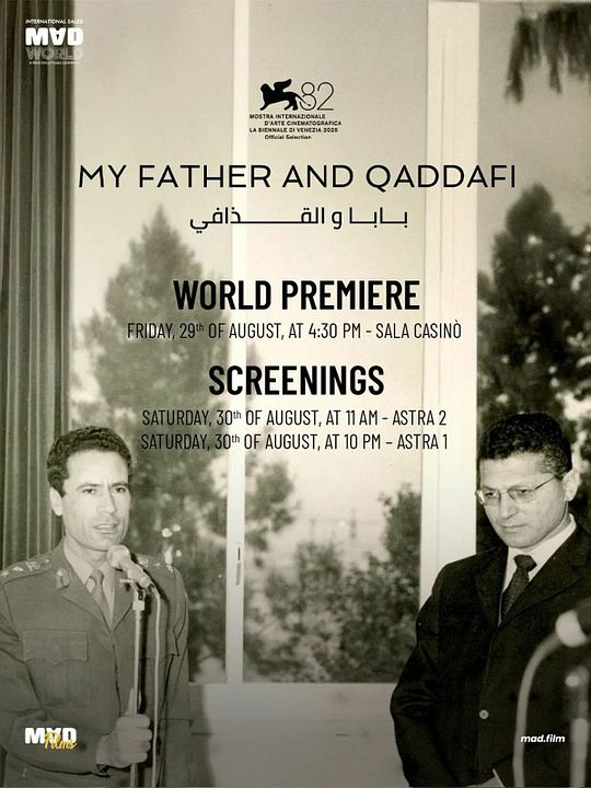 My Father And Qaddafi : Kinoposter