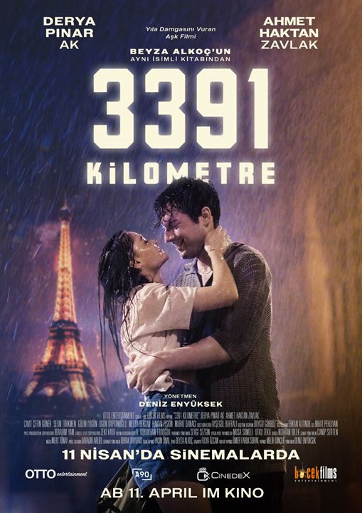 3391 Kilometer : Kinoposter