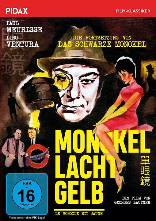 Monokel lacht gelb : Kinoposter