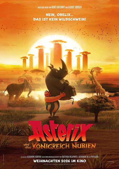 Asterix und das Königreich Nubien : Kinoposter