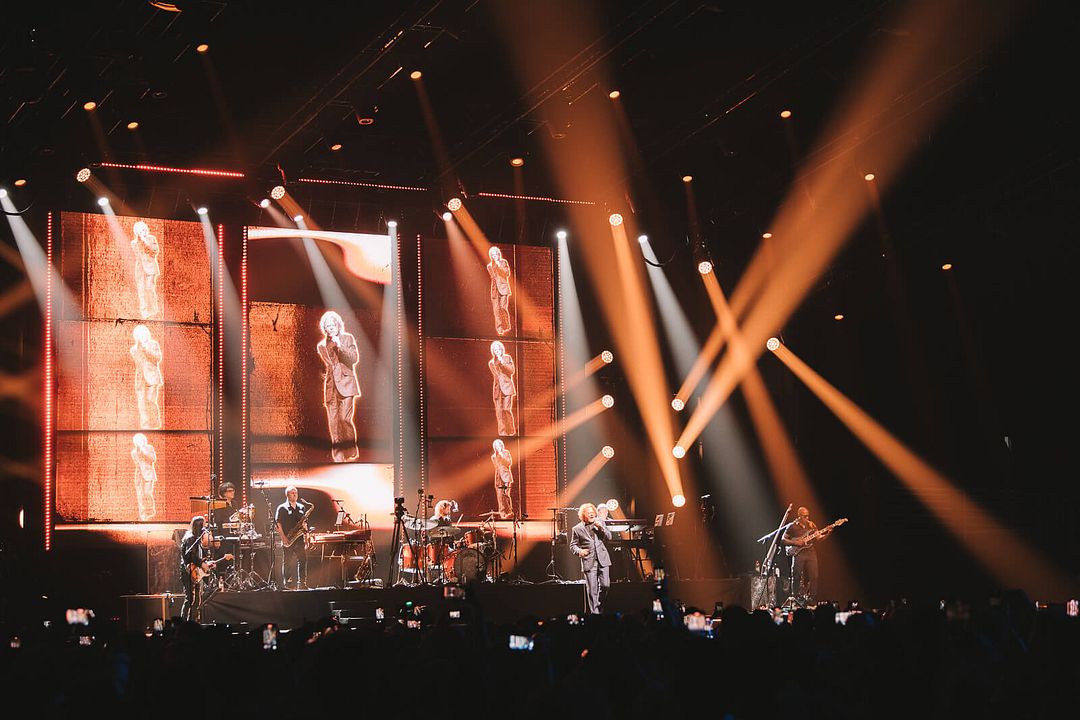 40 Years of Simply Red - Live in Santiago : Bild Simply Red , Mick Hucknall