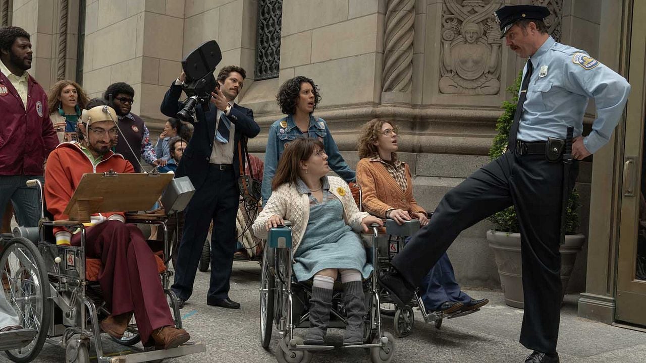 Being Heumann : Bild Madeline Delp, Dylan O'Brien, Roberta Colindrez, Ruth Madeley, Andrew Piddington