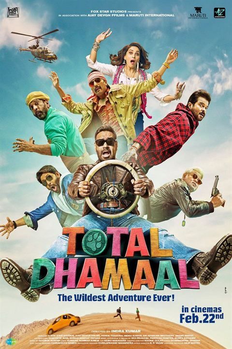 Total Dhamaal : Kinoposter