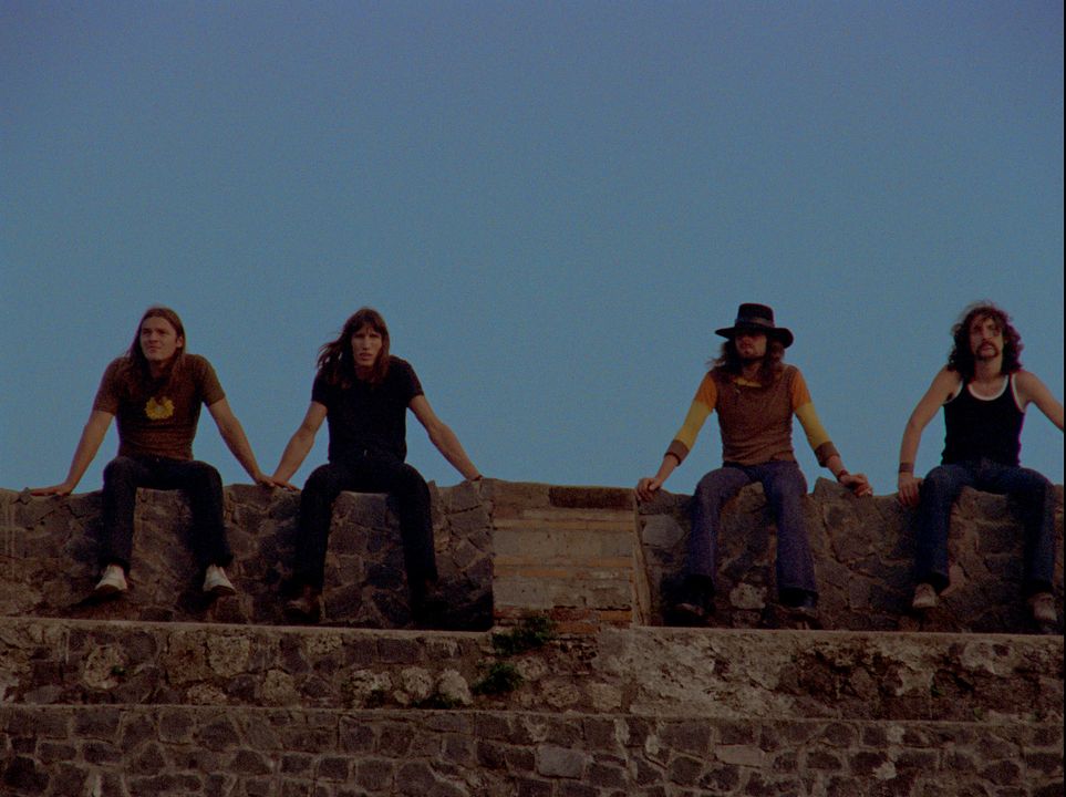 Pink Floyd at Pompeii – MCMLXXII : Bild David Gilmour, Roger Waters, Nick Mason, Richard Wright