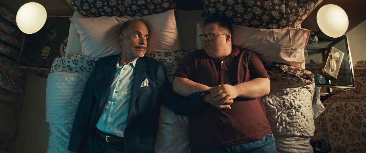 Ganzer Halber Bruder : Bild Nicolas Randel, Christoph Maria Herbst