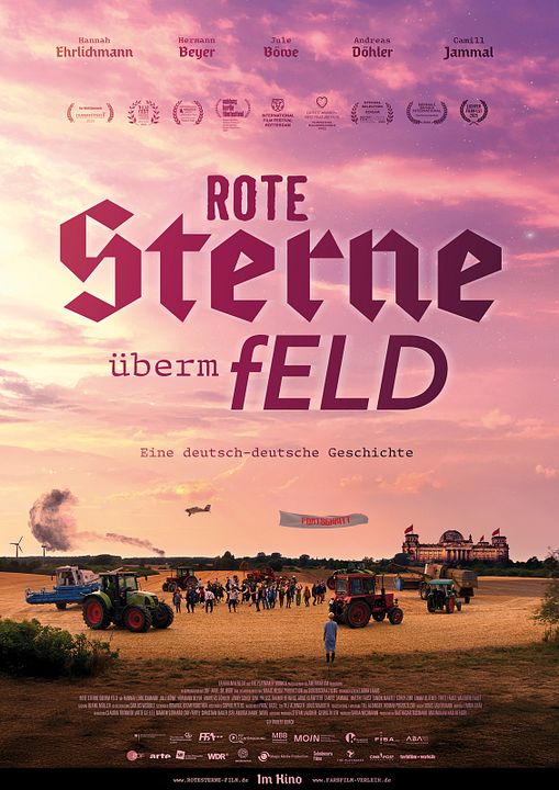 Rote Sterne überm Feld : Kinoposter