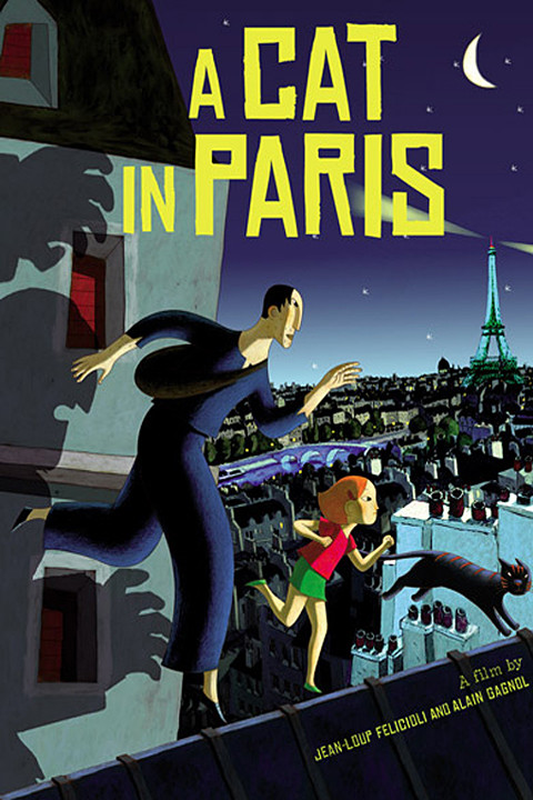 Die Katze von Paris : Kinoposter