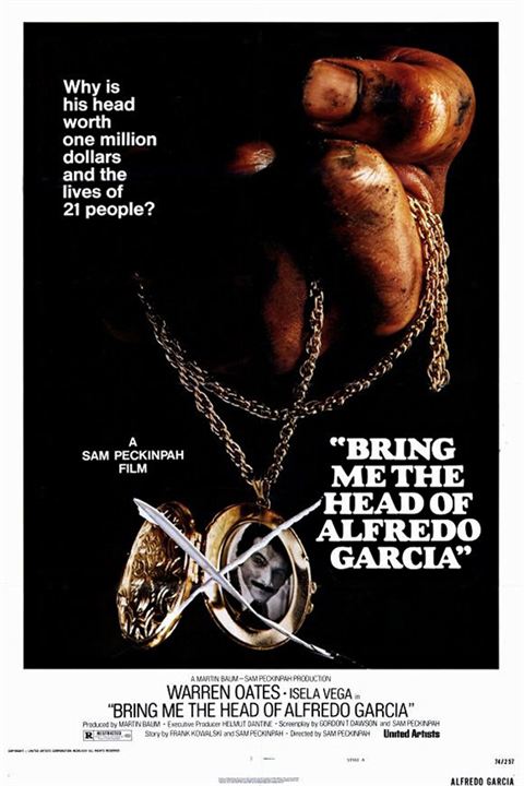 Bring mir den Kopf von Alfredo Garcia : Kinoposter