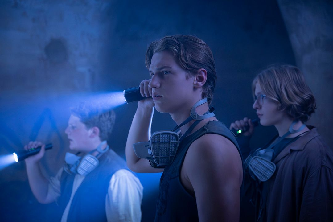 Die drei ??? - Toteninsel : Bild Levi Brandl, Julius Weckauf, Nevio Wendt