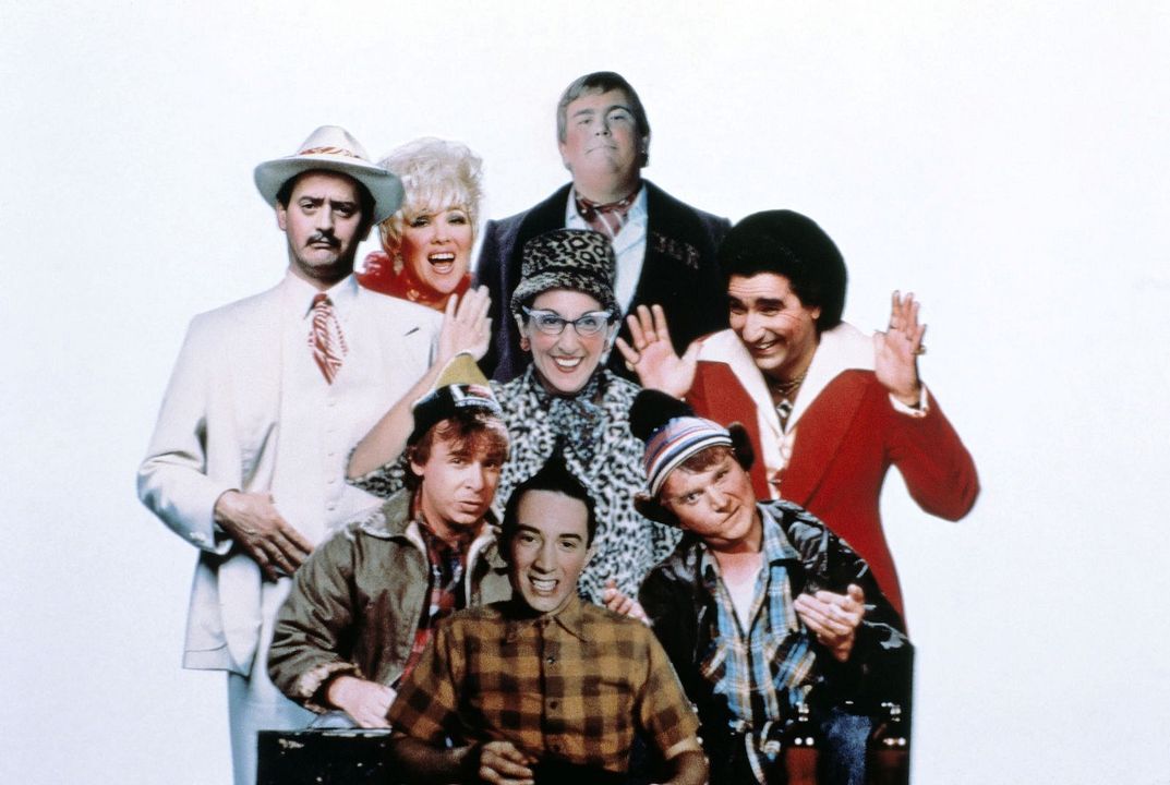 SCTV: The Greatest Show You've Never Heard Of : Bild John Candy, Catherine O'Hara, Martin Short, Eugene Levy, Dave Thomas, Rick Moranis, Joe Flaherty, Andrea Martin