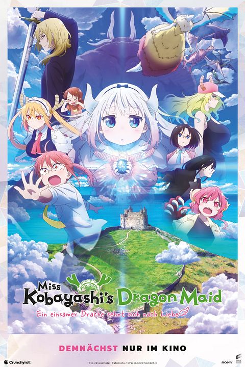 Miss Kobayashi's Dragon Maid: Ein einsamer Drache sehnt sich nach Liebe : Kinoposter