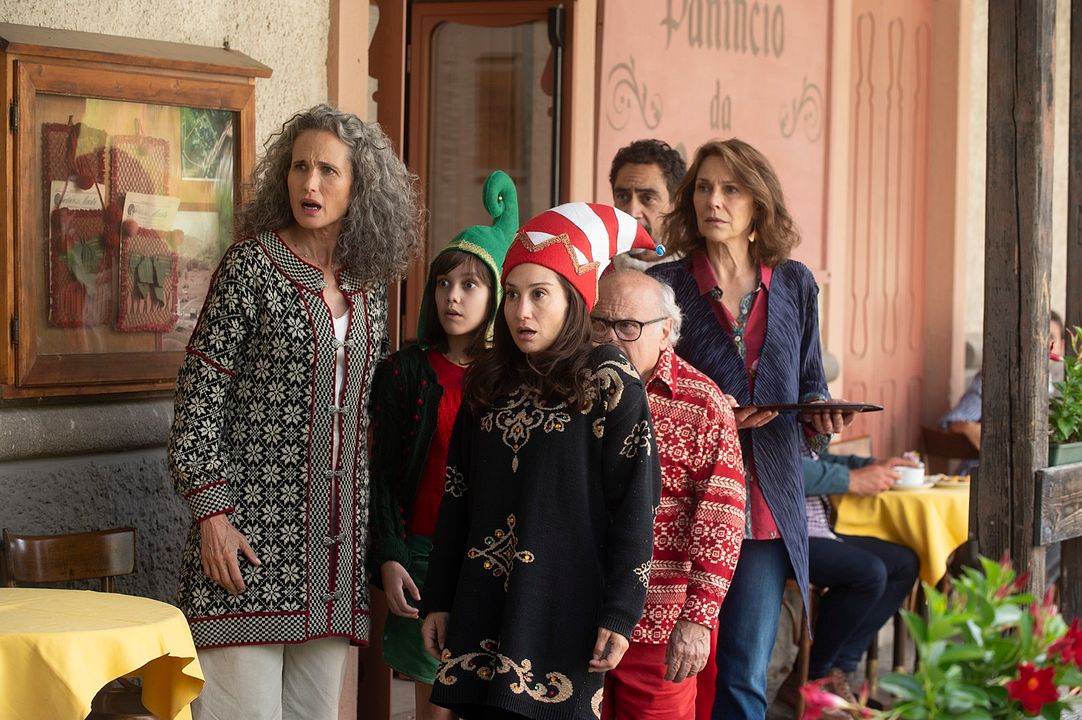 Weihnachten wie noch nie : Bild Antonella Rose, Lucy DeVito, Danny DeVito, Andie MacDowell