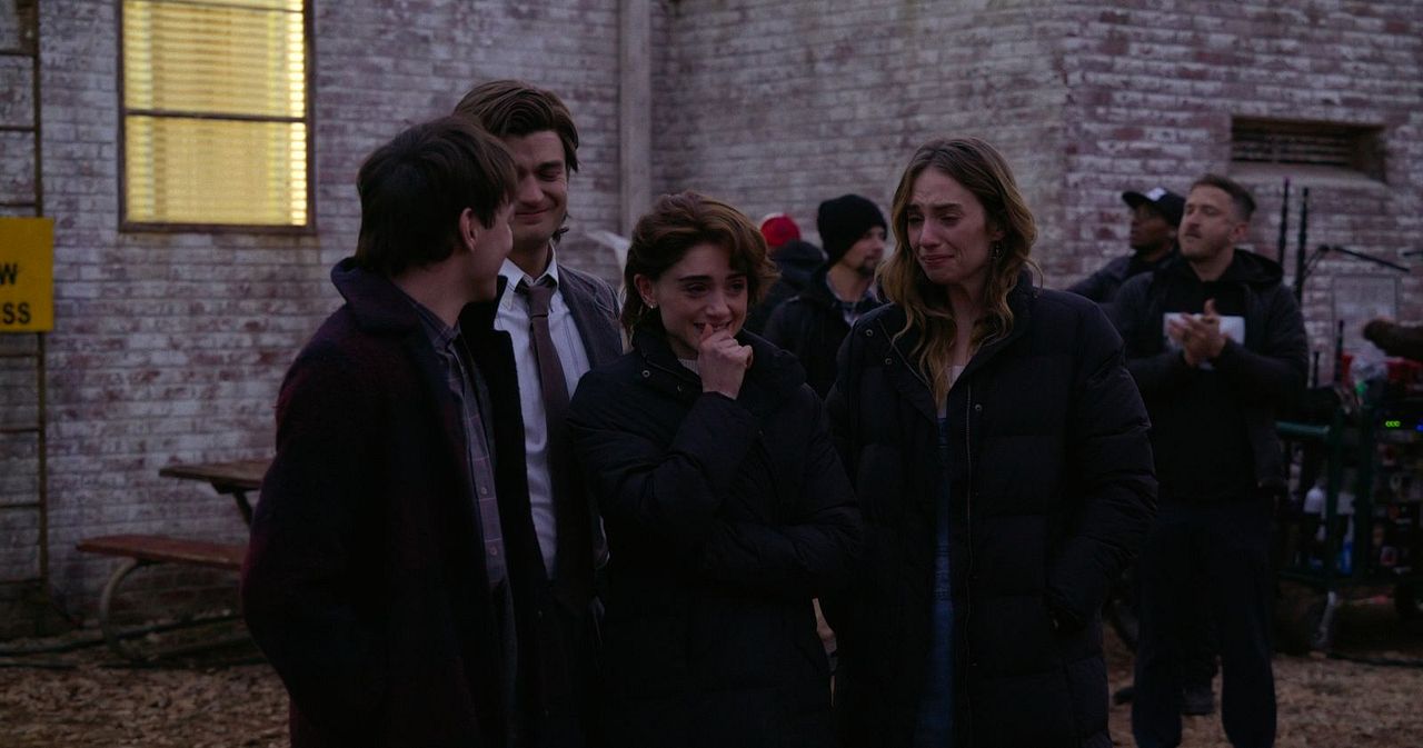 Ein letztes Abenteuer: Making Stranger Things 5 : Bild Maya Hawke, Natalia Dyer, Joe Keery, Charlie Heaton