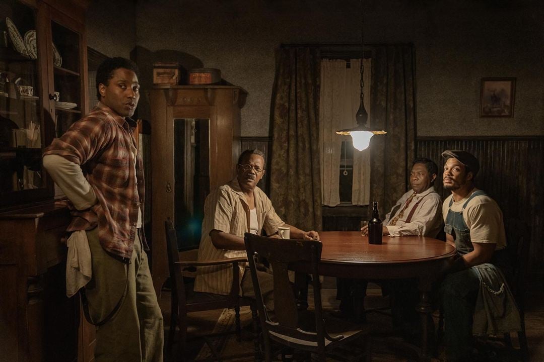 The Piano Lesson : Bild Michael Potts, Ray Fisher, Samuel L. Jackson, John David Washington