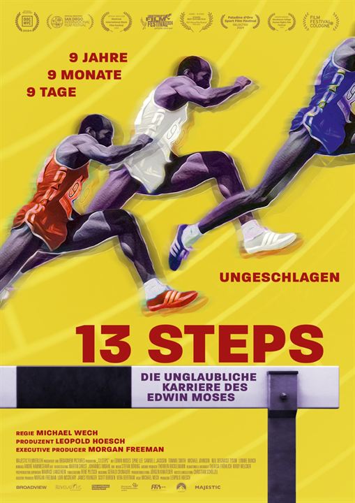 13 Steps - Die unglaubliche Karriere von Edwin Moses : Kinoposter