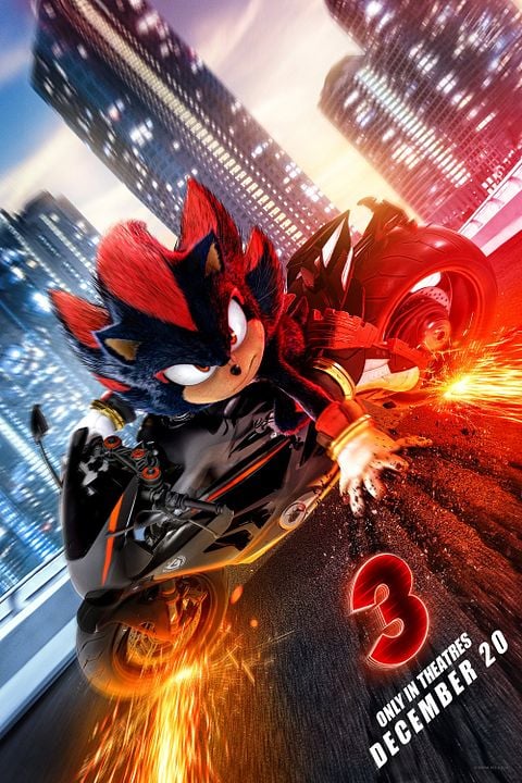 Sonic The Hedgehog 3 : Kinoposter