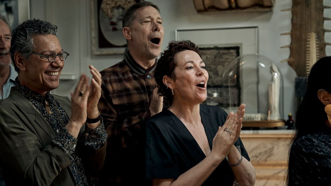 Jimpa : Bild Olivia Colman, Hans Kesting, Frank Sanders