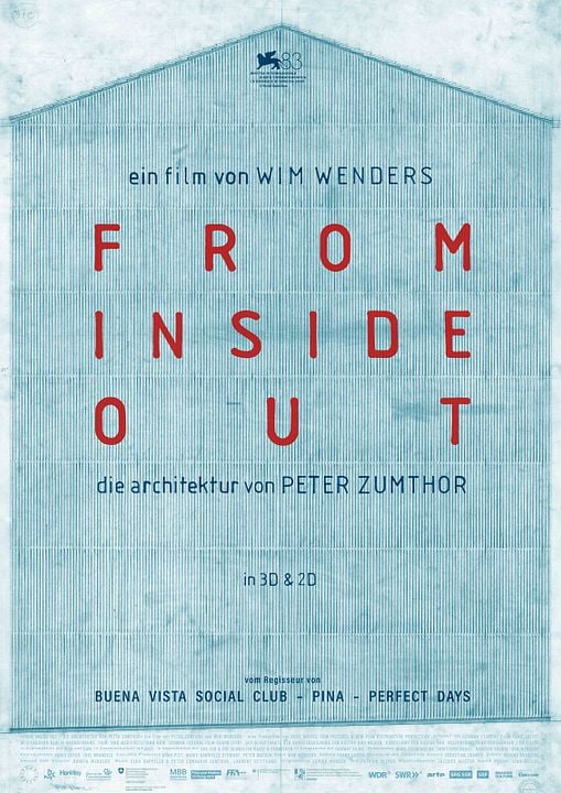 From Inside Out – Die Architektur von Peter Zumthor : Kinoposter