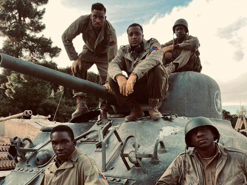 Black Panthers Of WWII - Amerikas wahre Helden : Bild Andrew C. English Jr., Folabi Clement, Malcolm J. Walters, Francis Faye