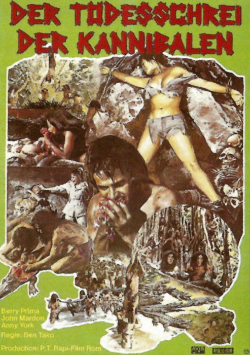 Der Todesschrei der Kannibalen : Kinoposter